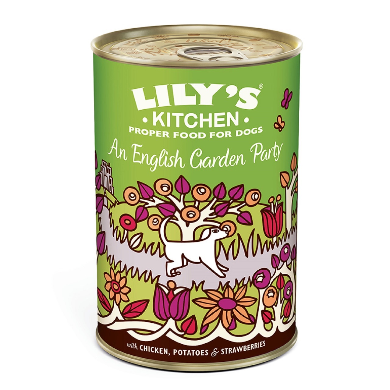 Lily's Kitchen Adult Dog Food Wet Can English Garden Party 400g x 6
