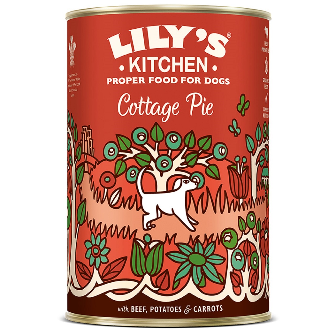 Lily's Kitchen Adult Dog Food Wet Dog Food Tin Cottage Pie 400g x 6