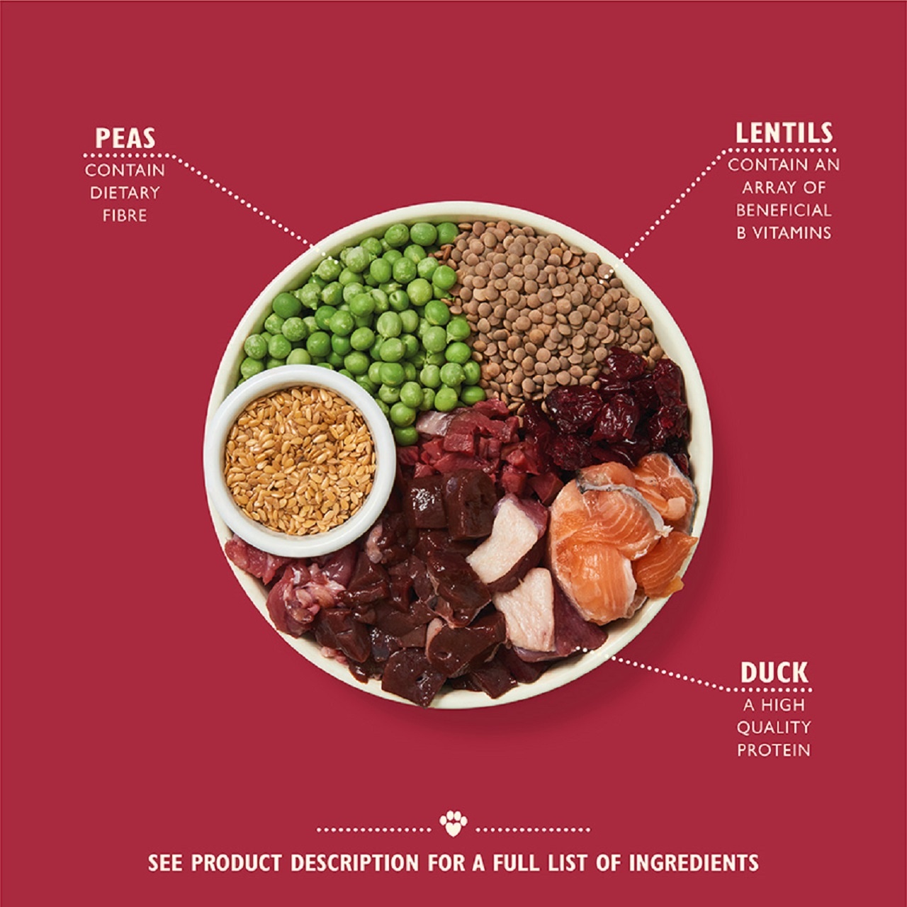 Lily's Kitchen Dog Duck  Salmon & Venison Wild Woodland Walk Adult Dry Food 7kg