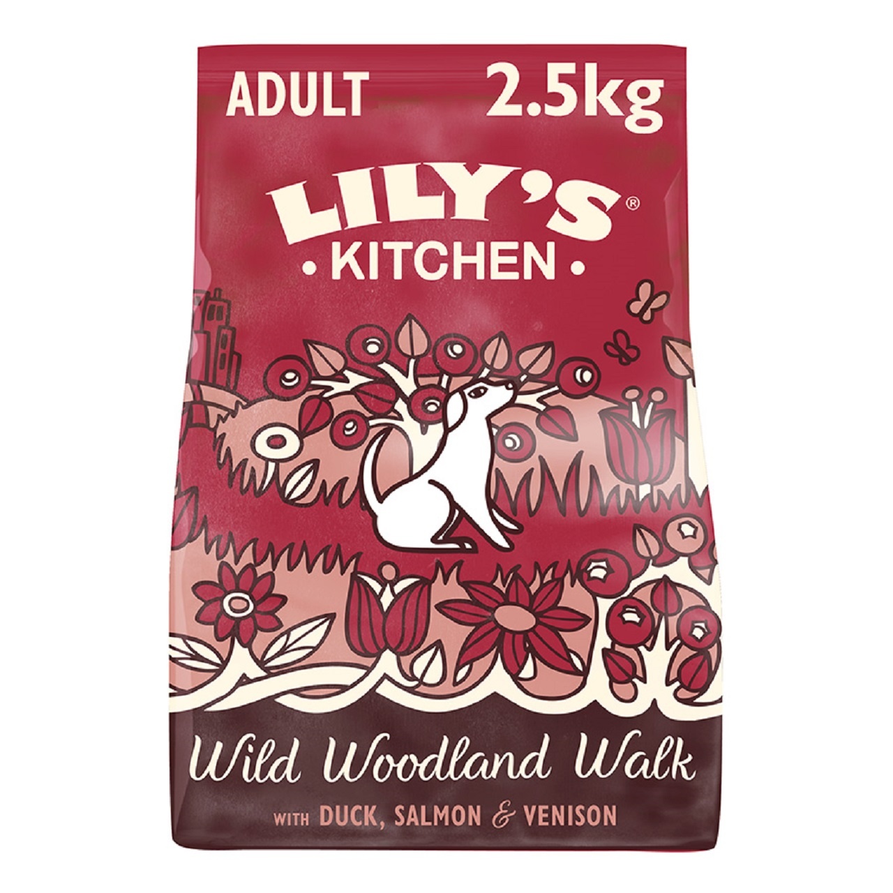 Lily's Kitchen Dog Duck Salmon & Venison Wild Woodland Walk Adult Dry Food 2.5kg