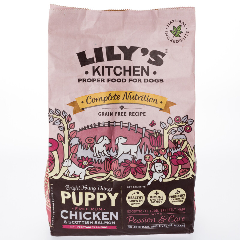 Expiry 08/2017 - Lilys Kitchen Perfectly Puppy Grain Free Dry Food