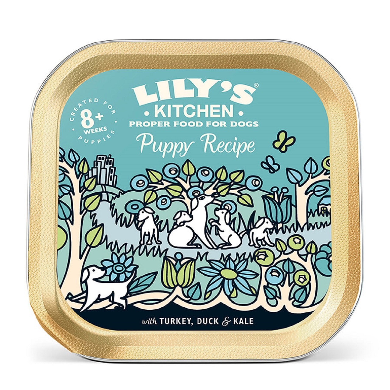 Lily's Kitchen Puppy Wet Dog Food Turkey & Duck 12 x 150g