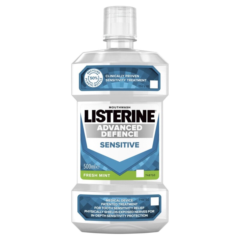 Listerine Advanced Defence Sensitive Mouthwash Fresh Mint