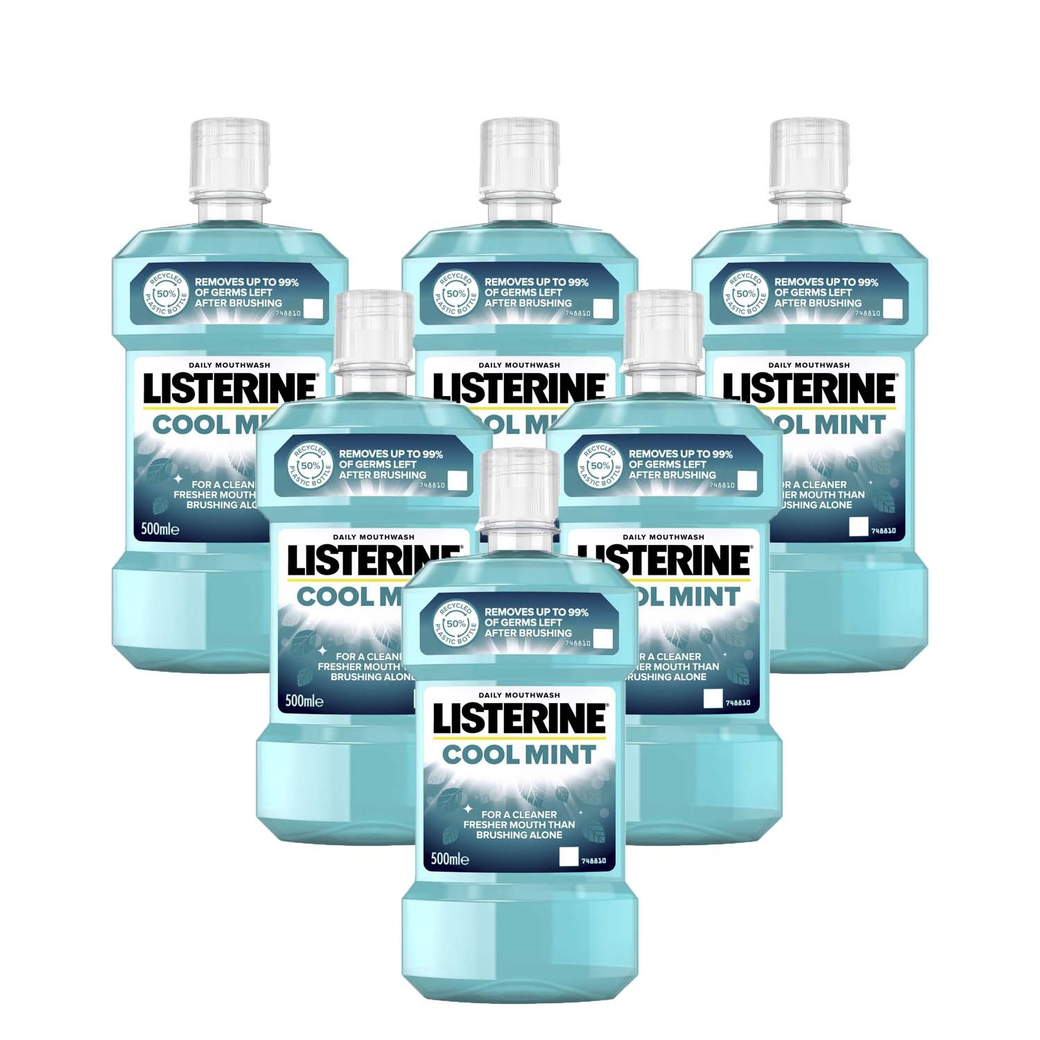 Listerine Mouthwash Coolmint 6 Pack