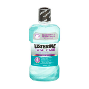  Listerine Total Care Sensitive Mouthwash Clean Mint 500ml 