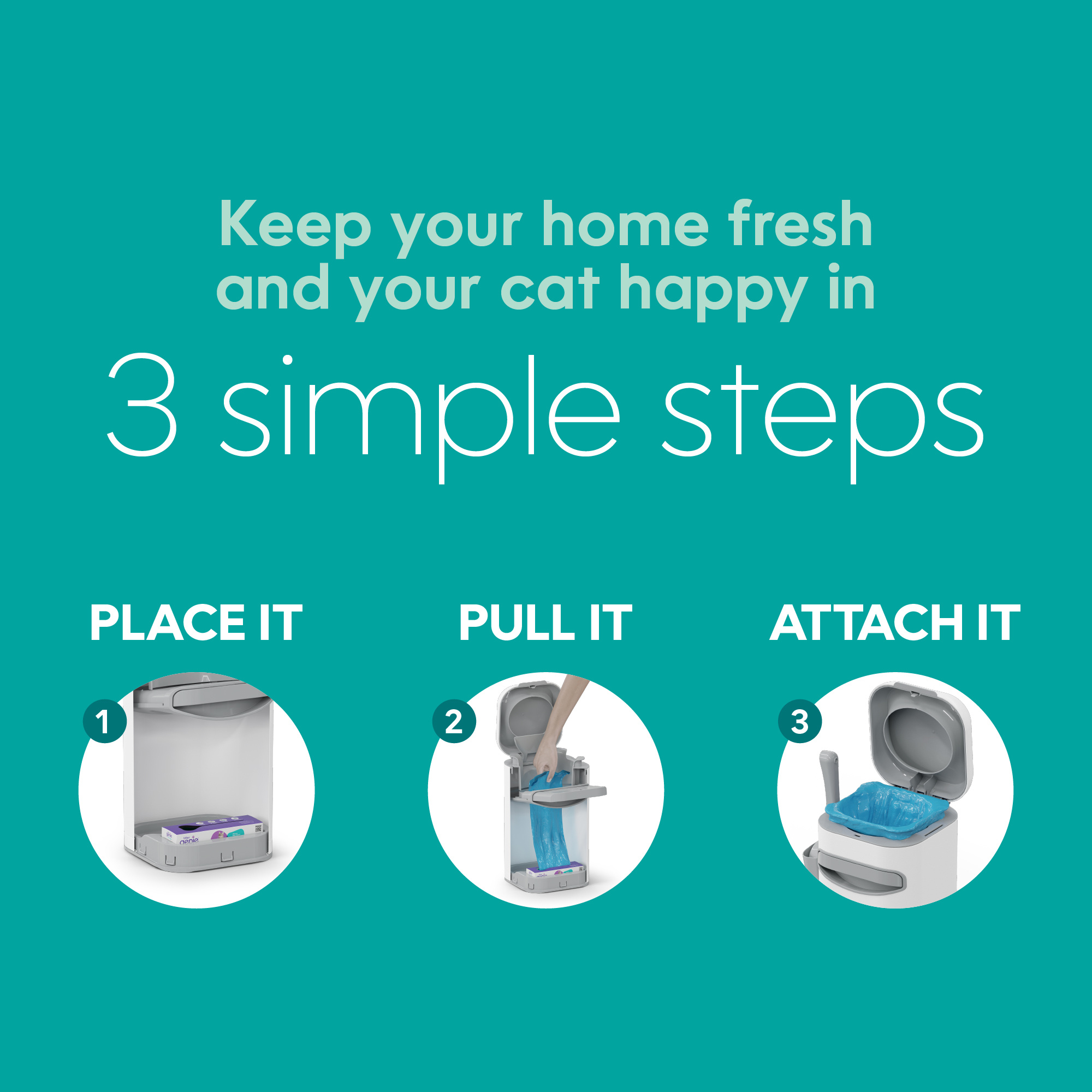 LitterLocker by Litter Genie Easy Roll - Refill Cassette