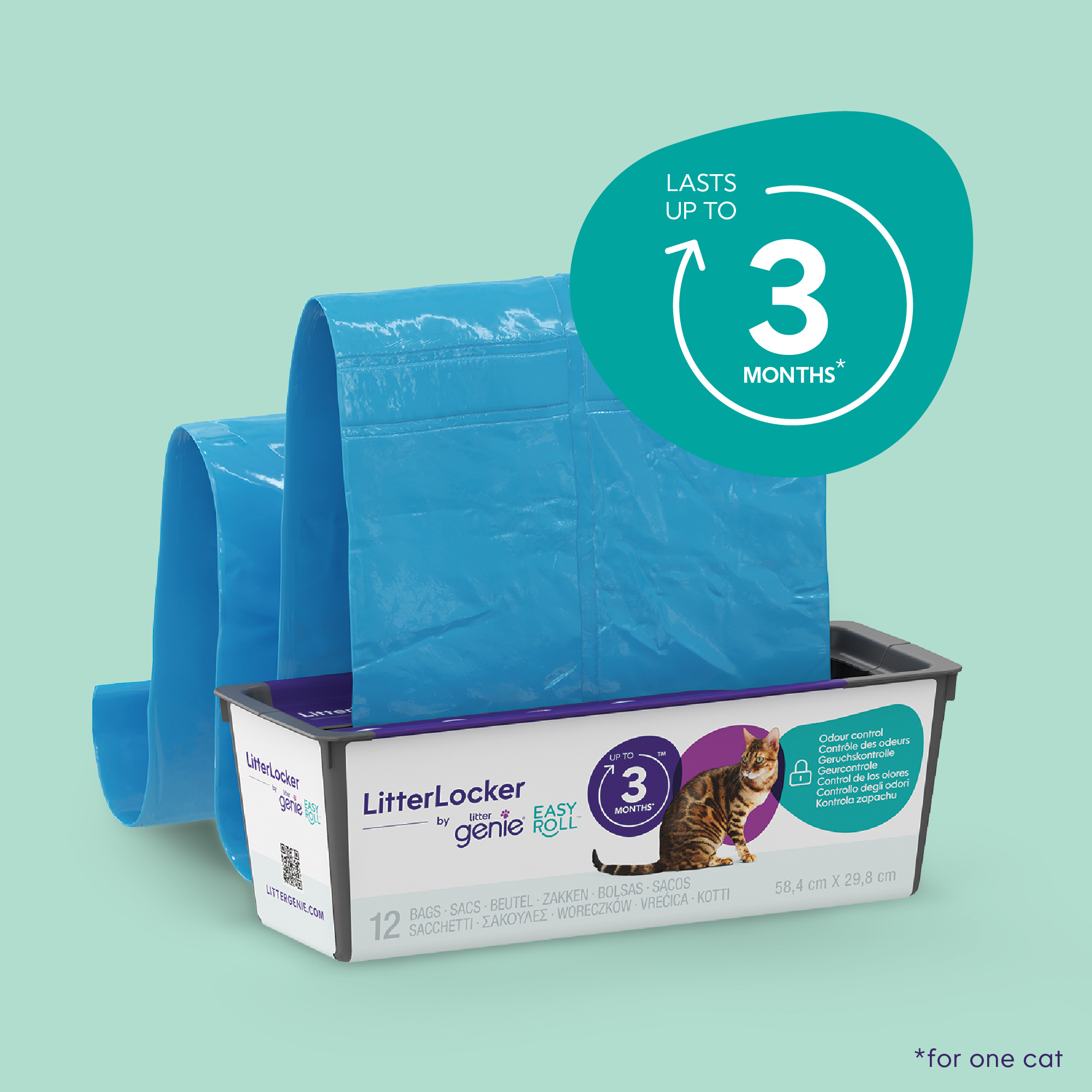 LitterLocker by Litter Genie Easy Roll - Refill Cassette