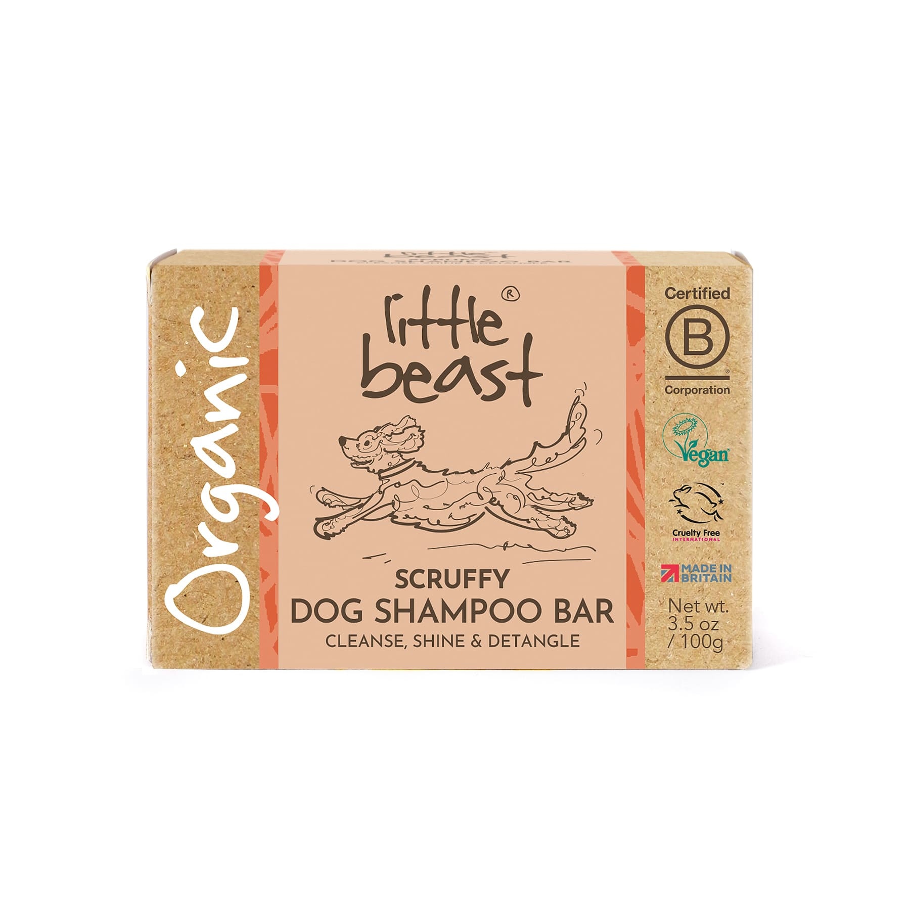 Little Beast Scruffy Dog Shampoo Bar 100g