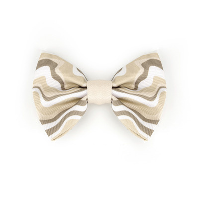 Little Ginger Bow Tie - Cafe Latte Swirl