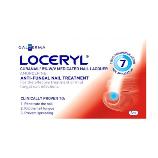 Loceryl 5% Nail Lacquer Amorolfine Treatment