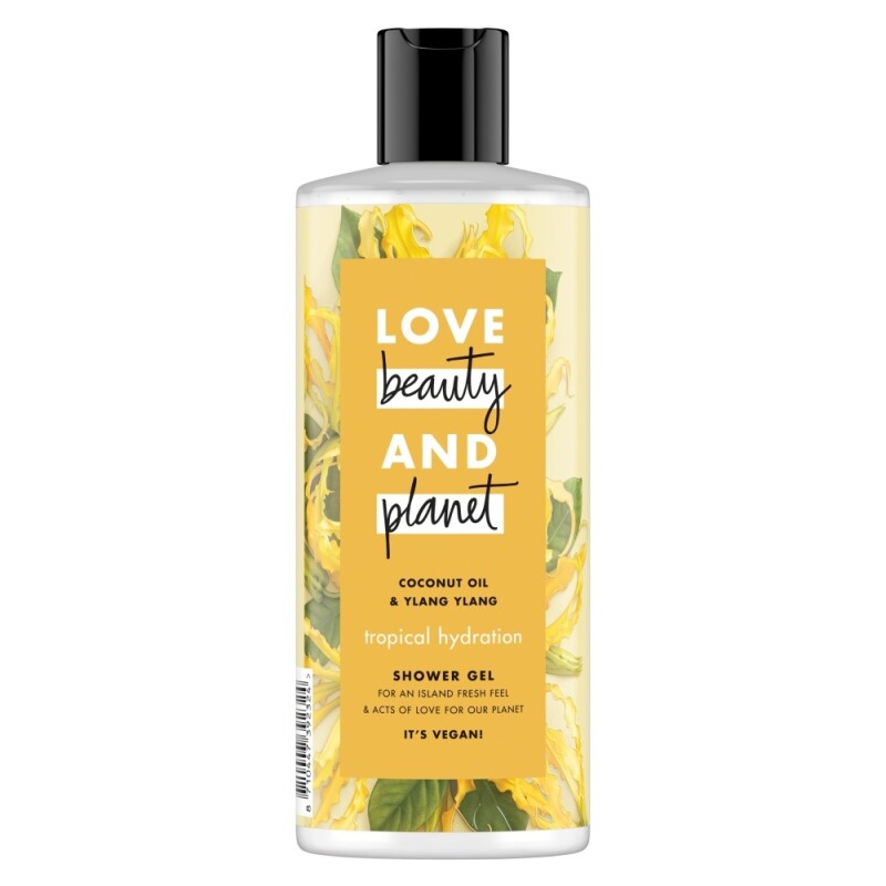 Love Beauty And Planet Vegan Shower Gel Coconut Oil & Ylang Ylang Tropical Hydra