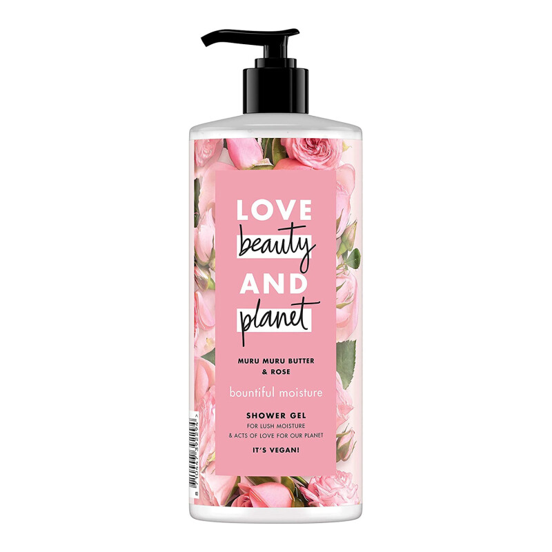 Love Beauty And Planet Vegan Shower Gel Muru Muru Butter & Rose Bountiful Moisture
