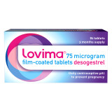Lovima Contraceptive 75 Microgram Film-coated (Desogestrel)
