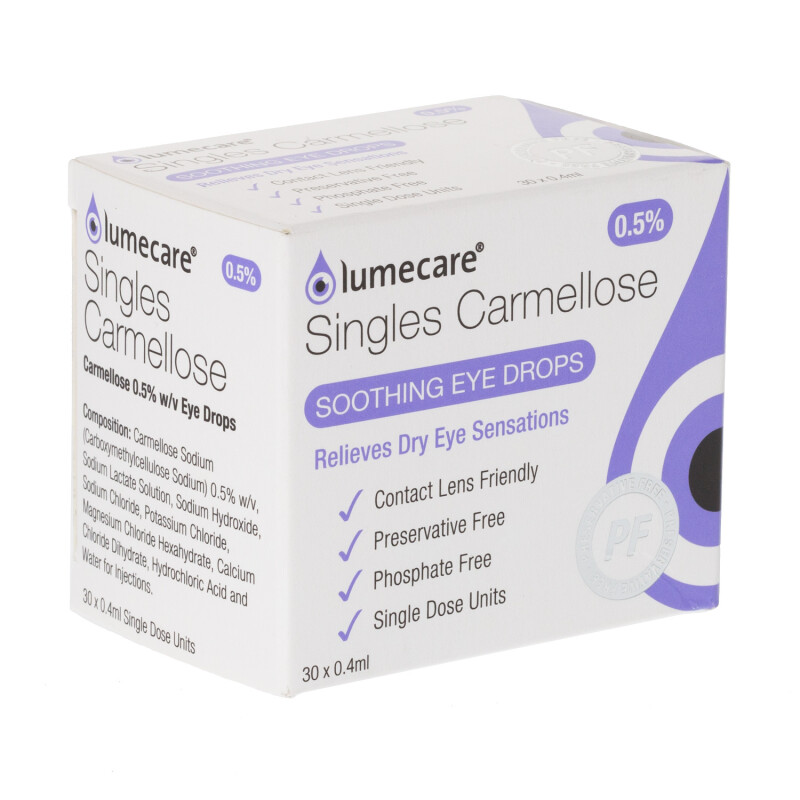 Lumecare Carmellose 0.5% 12 Hour Eye Drops