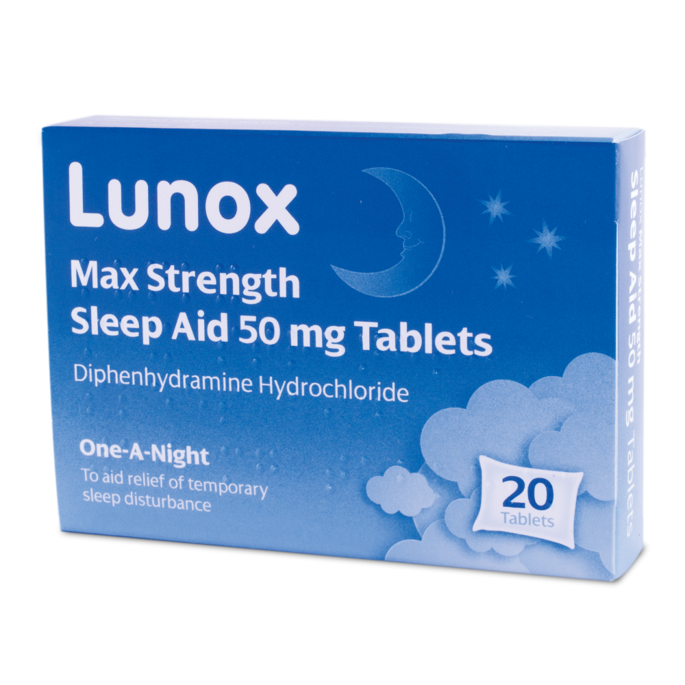 Lunox Max Strength Sleep Aid 50mg 20 Tablets Review