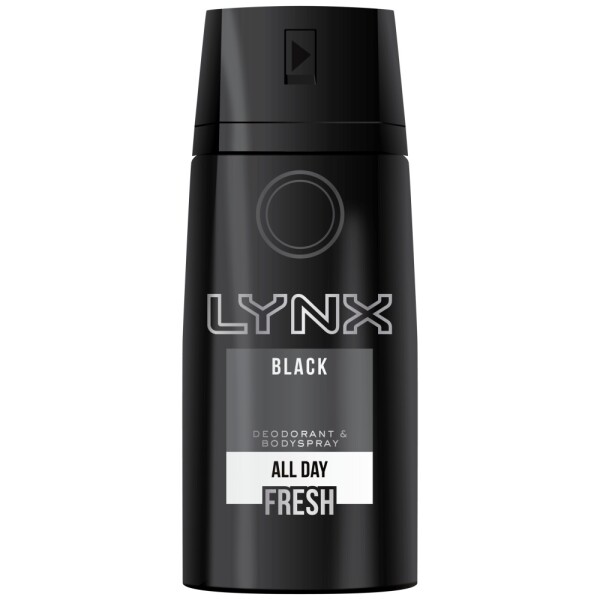 Buy Lynx Body Spray & Deodorant Black 150ml | Chemist Direct