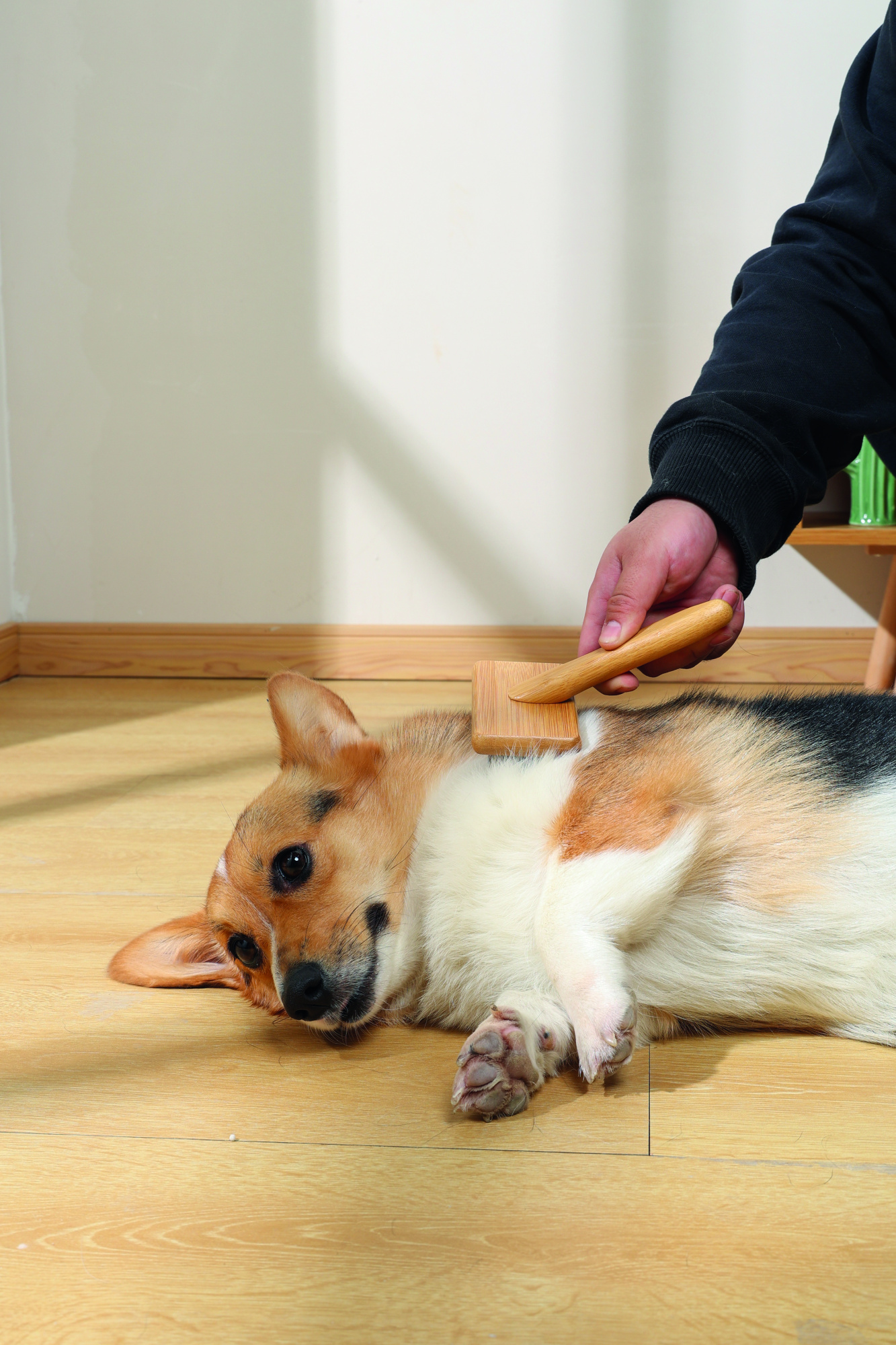 M-PETS Bamboo Slicker Brush - Medium