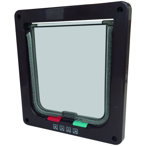 M-PETS Doras Cat Door - 4 Way Locking