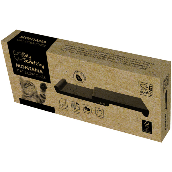 M-PETS My Scratchy Montana Cat Cardboard Scratchers