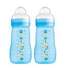 MAM Easy Active Baby Bottle Twin Pack Blue