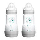 MAM Easy Start Anti-Colic Bottle - Grey Twin Pack