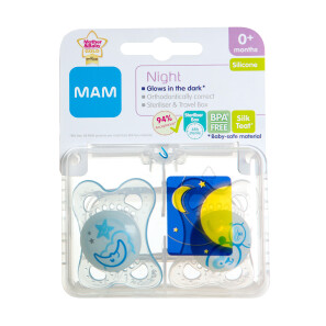  MAM Night 0+ Month Soother - Blue 