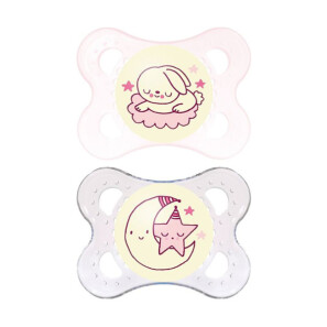  MAM Night 0+ Month Soother Pink 
