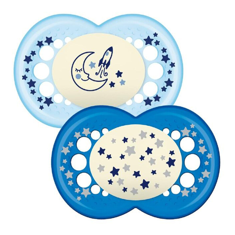MAM Night 12+M Soother - Blue