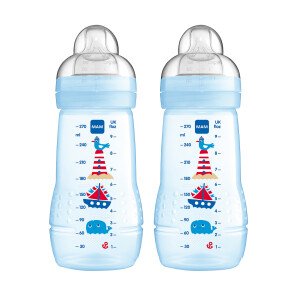 Mam Baby Bottle 2 Pack Blue