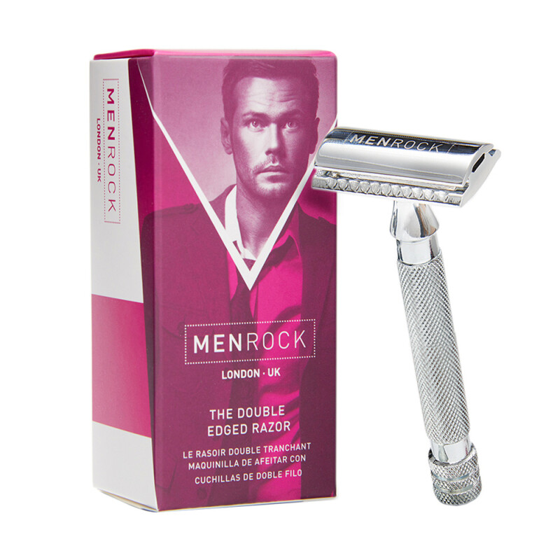 Men Rock The Double Edged Razor