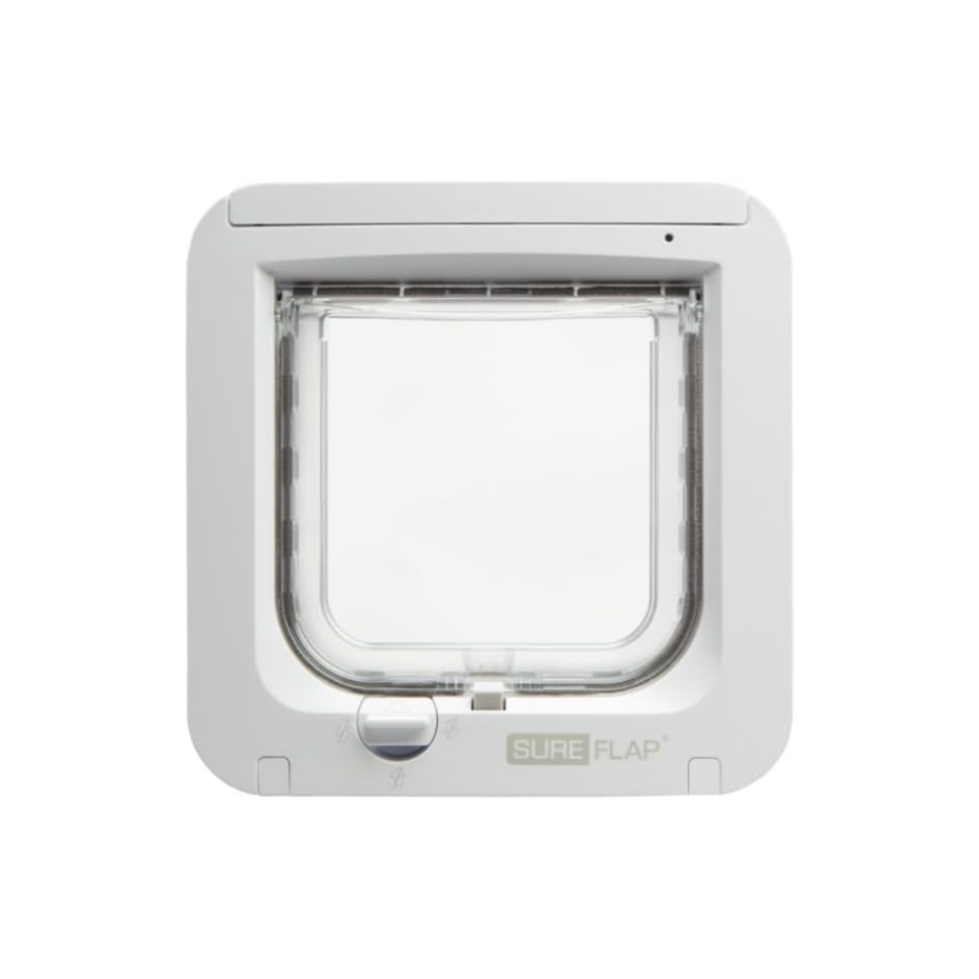 Microchip cat flap - White