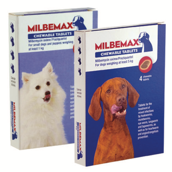 Milbemax Chewable Worming Tablets for Dogs