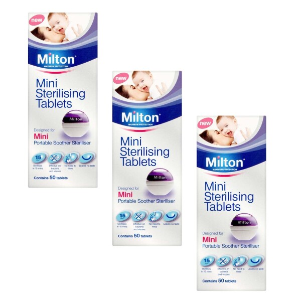 Milton Mini Steriliser Tablets Triple Pack