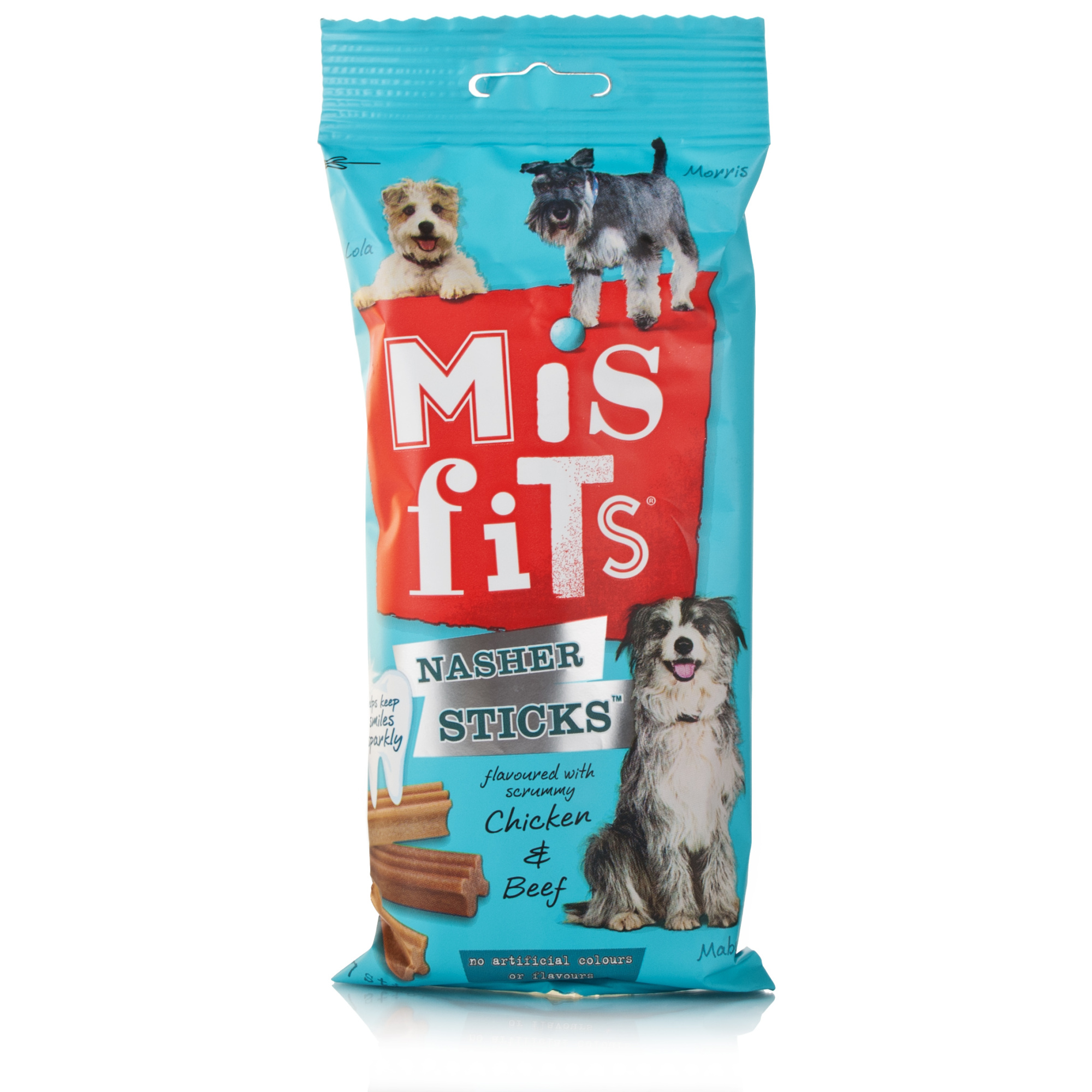 Misfits Nasher Sticks Dog Treats | Chemist Direct