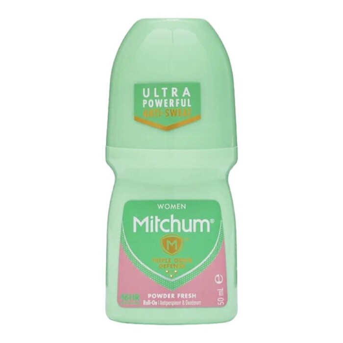 Mitchum Women Triple Odor 48HR Protection Roll-On Powder Fresh
