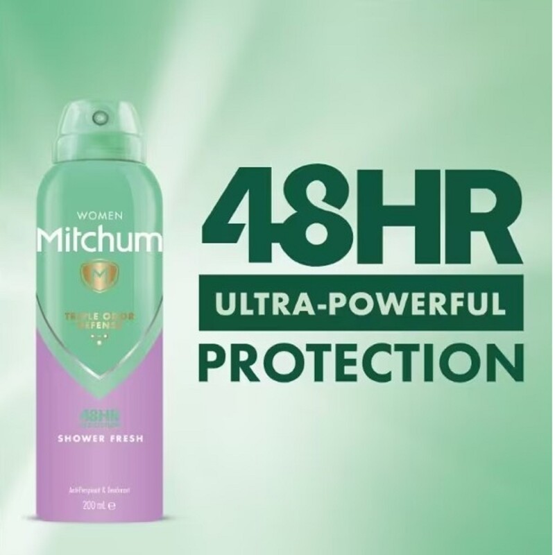 Mitchum Women Triple Odor Defense Anti-Perspirant & Deodorant Shower Fresh