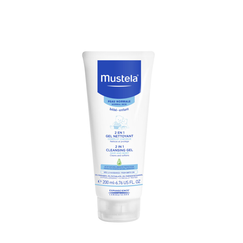 Mustela 2 in 1 Cleansing Gel Hair & Body 