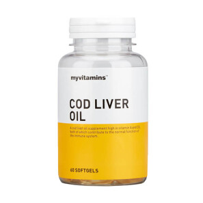 Myvitamins Cod Liver Oil 180 Soft Gels