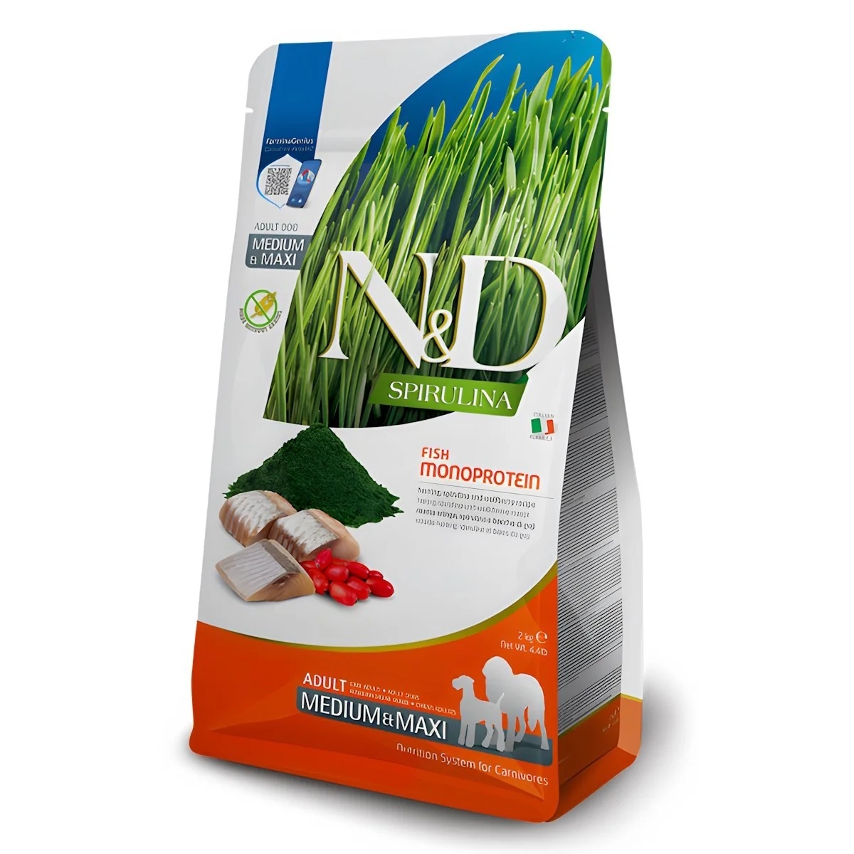 Farmina N&D Spirulina Herring Adult Med/Maxi 7 Kg