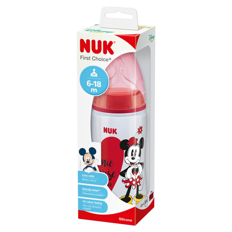 NUK Minnie First Choice + Bottle