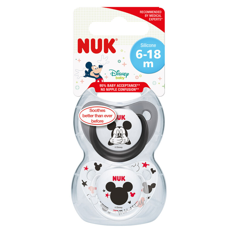 NUK Disney Silicone Soother 6m+