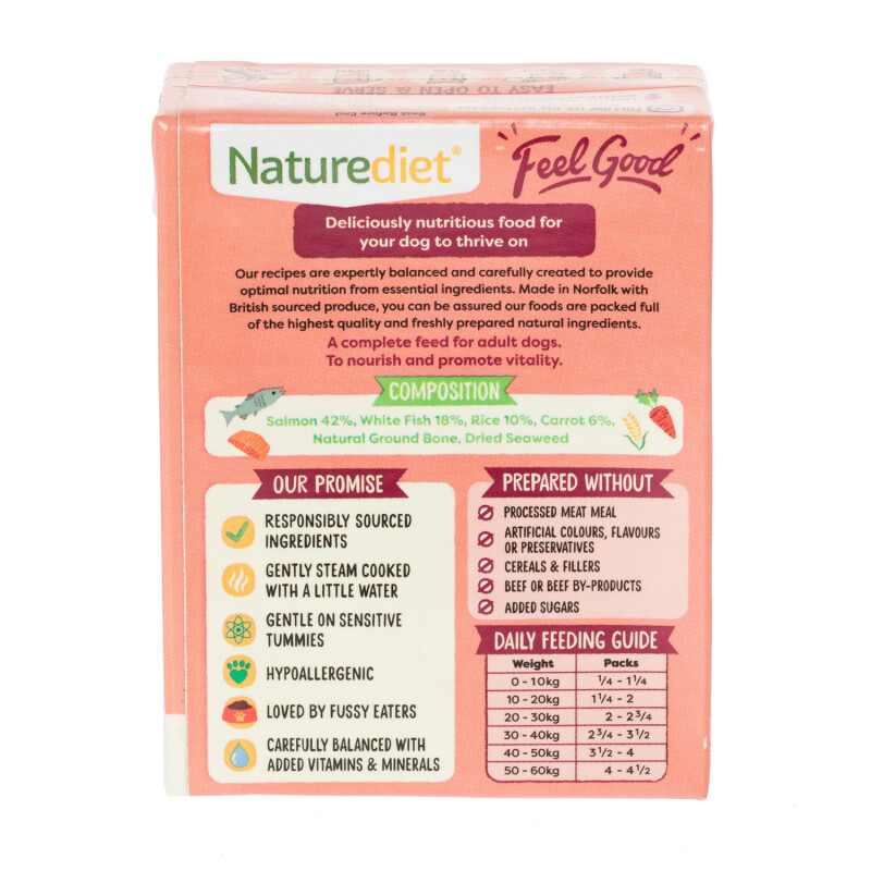 Naturediet Feel Good Dog Food - Salmon