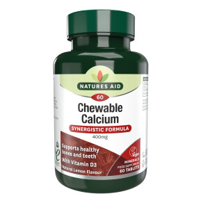 Natures Aid Calcium (Chewable) 400mg (with Vitamin D3)