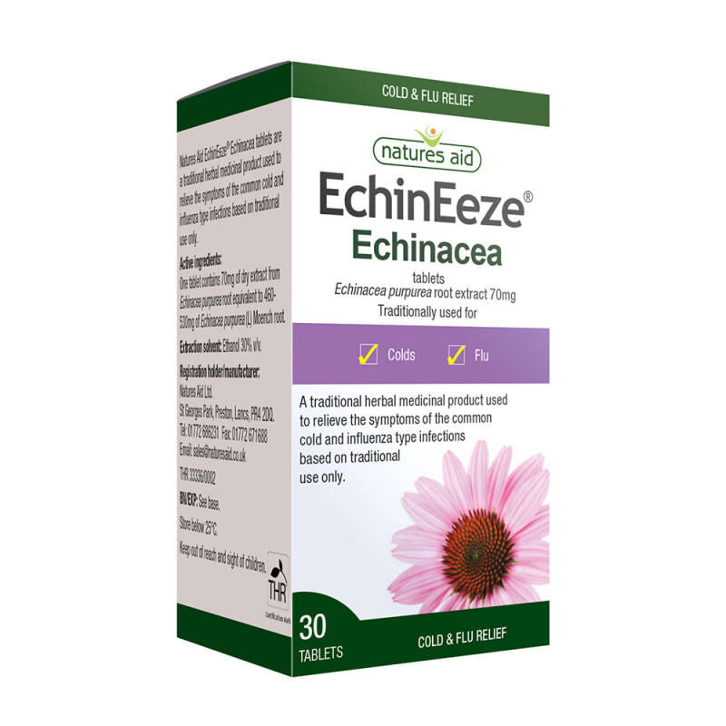 Natures Aid EchinEeze Echinacea 70mg