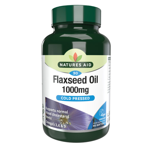 Natures Aid Flaxseed Oil 1000mg