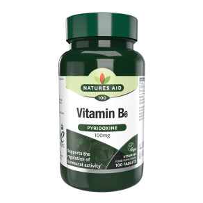 Natures Aid Vitamin B6 (High Potency) 100mg
