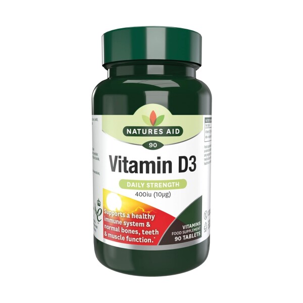 Natures Aid Vitamin D3 400iu