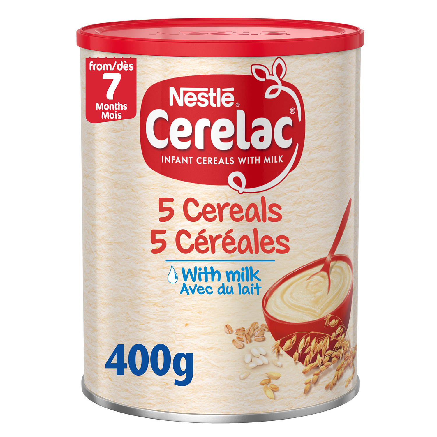 Nestle Cerelac 5 Cereals with Milk Baby Cereal 7 Months+