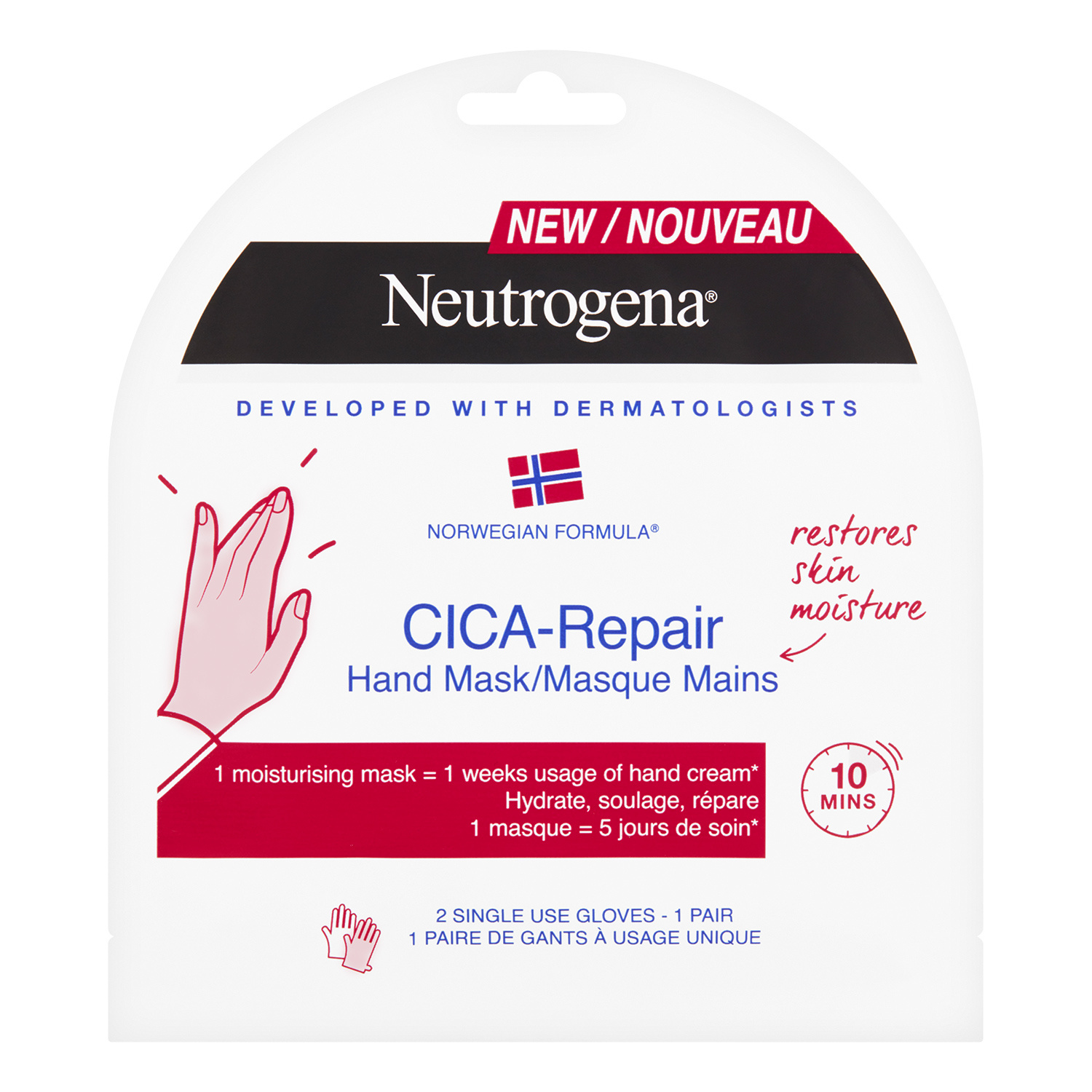 Neutrogena Norwegian Formula Cica-Repair Hand Mask