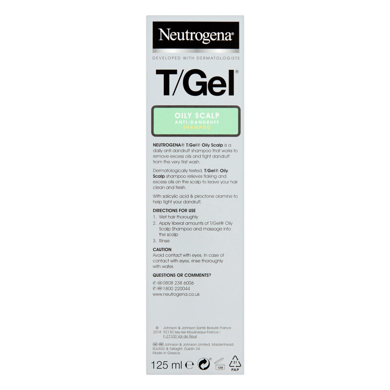 Neutrogena T/Gel Shampoo Oily Scalp
